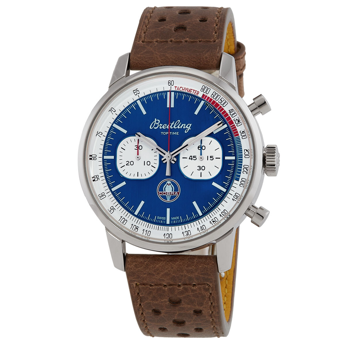 Breitling Top Time Chronograph Automatic Blue Dial Men's Watch A41315A71C1X2