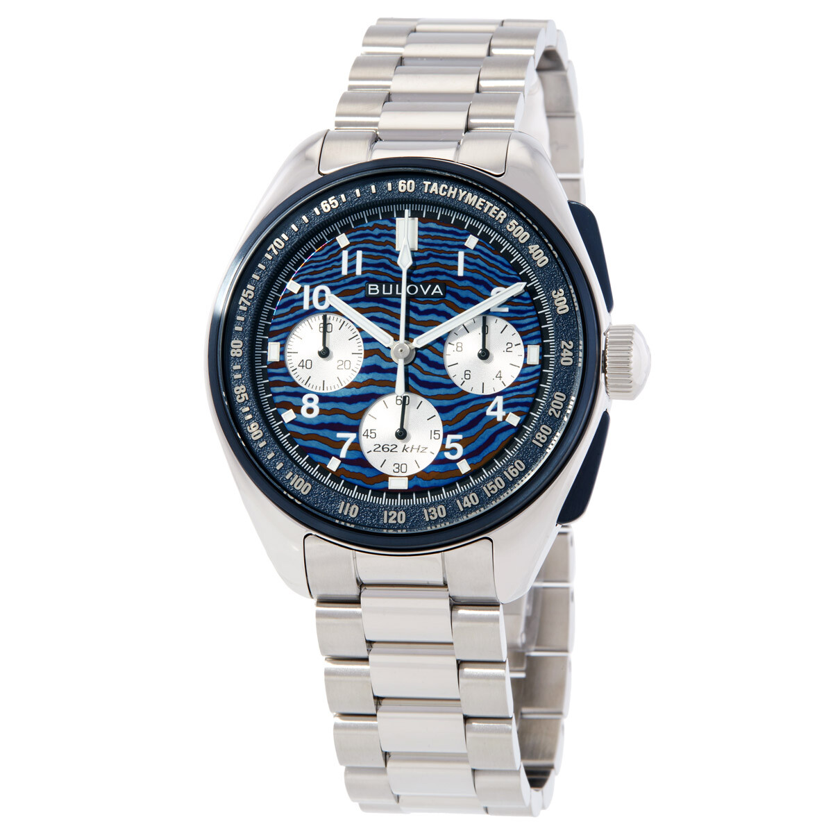 Bulova Precisionist Chronograph Black Dial Men's Watch 96B175