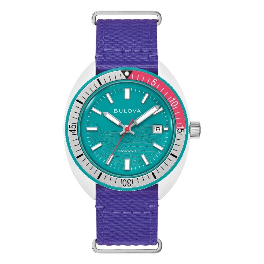 Bulova Limited Edition Snorkel Coral Reef Quartz Watch 98B447
