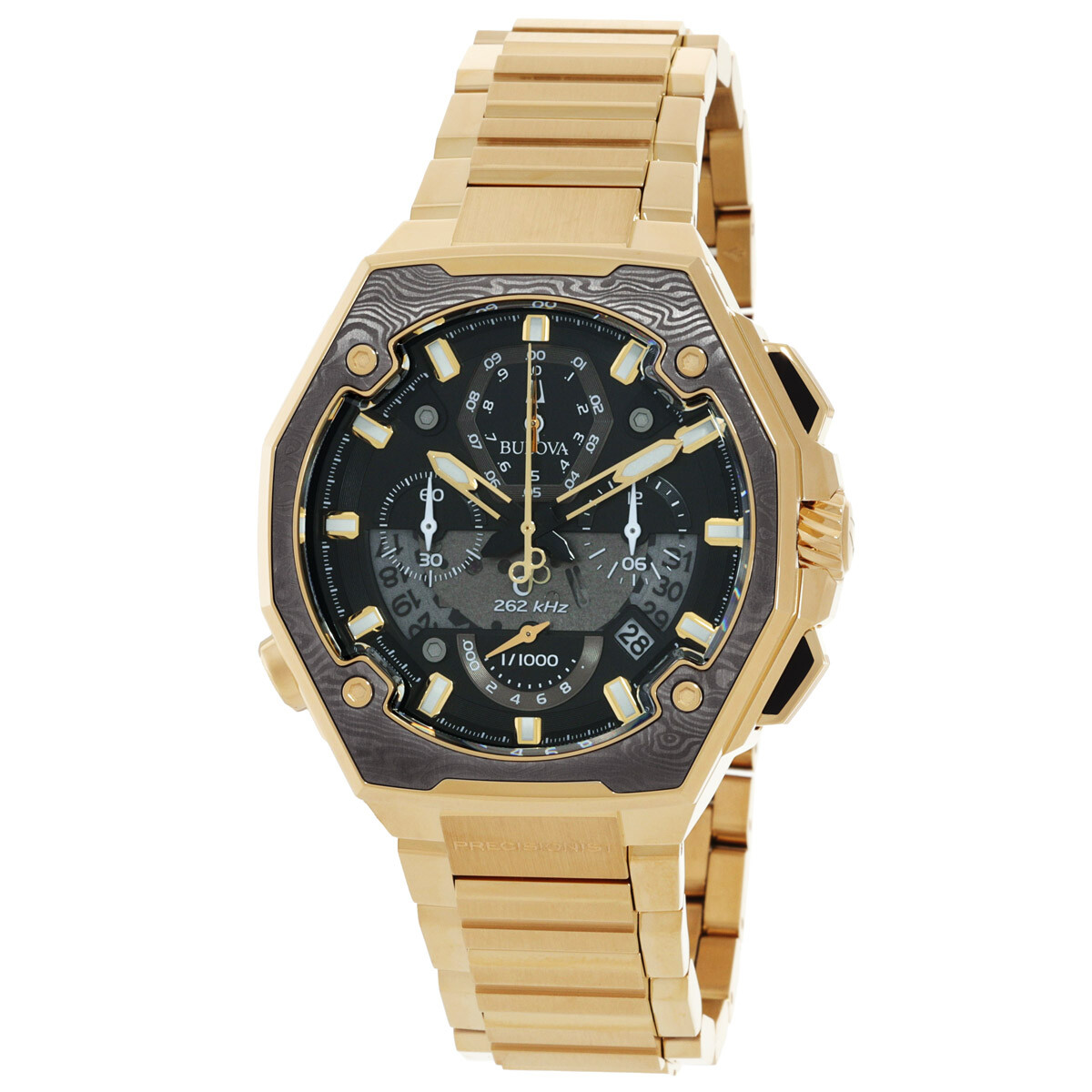 Bulova Series X Quartz Black Dial Men's Watch 98B429