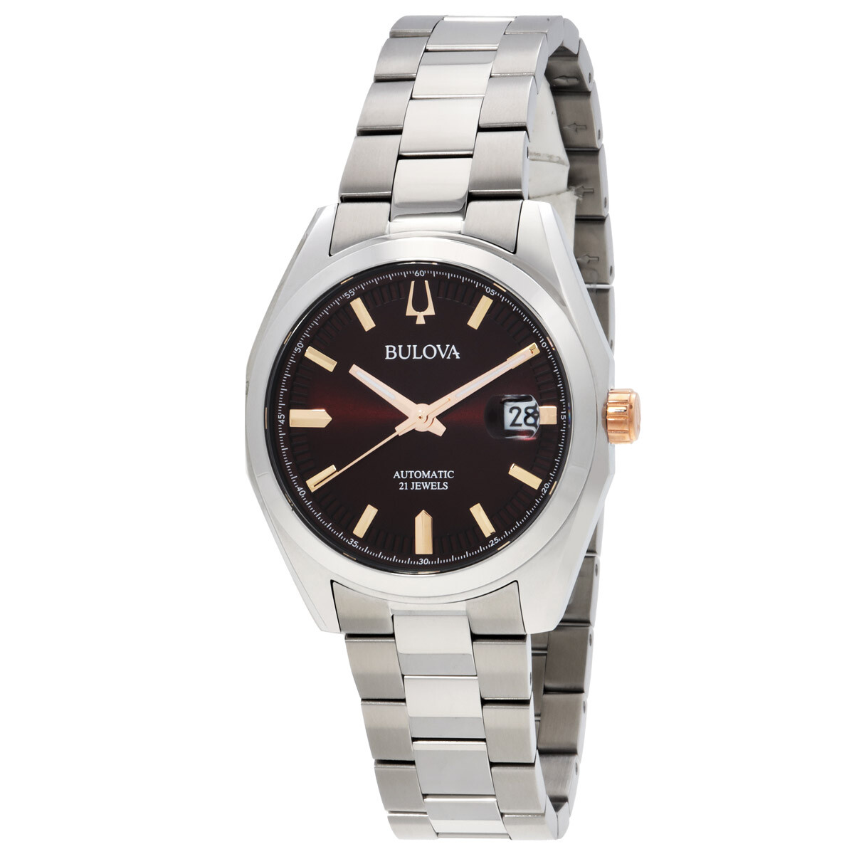 Bulova Silver Dial Stainless Steel Ladies Watch 96M111  display picture 1