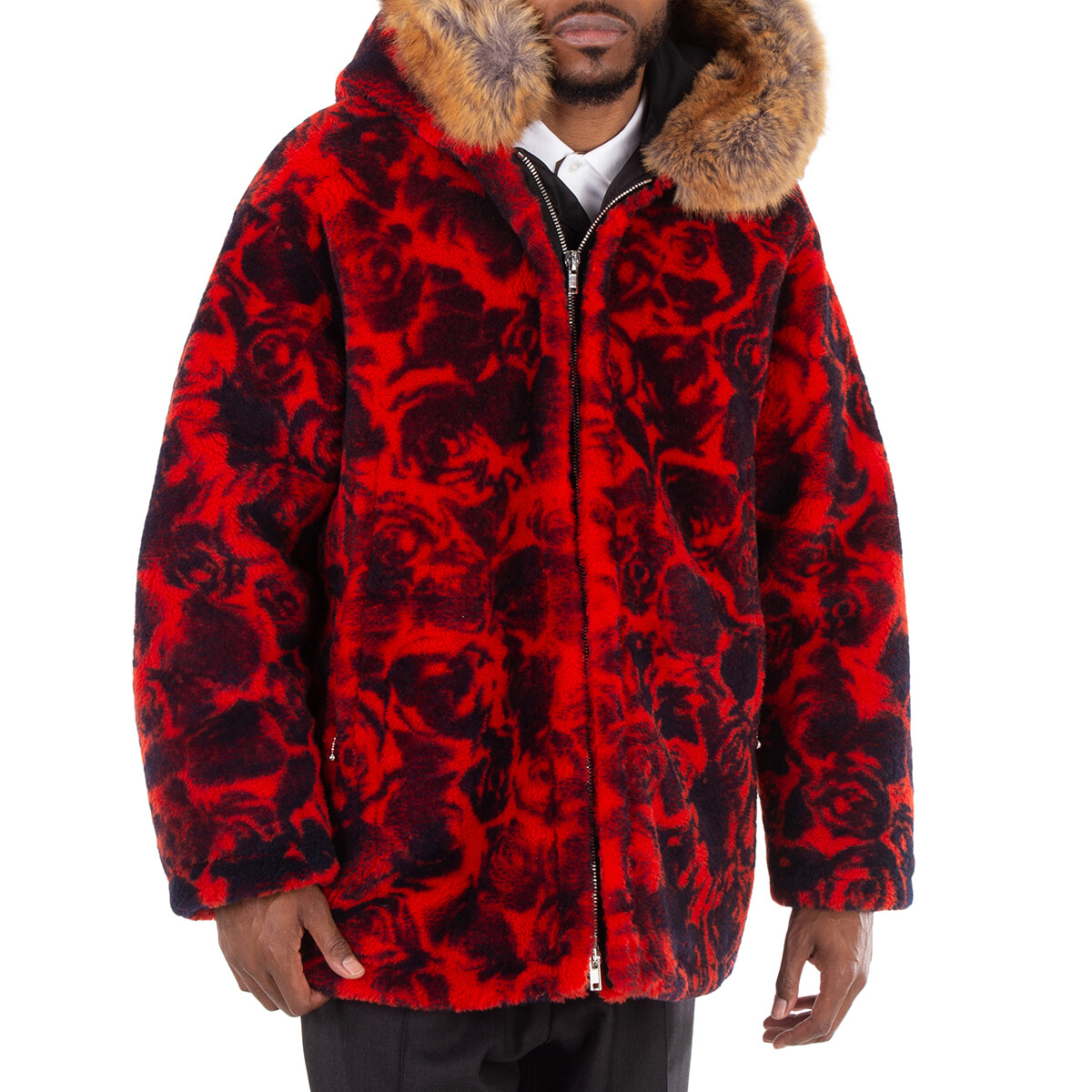 Burberry Long Sleeve Half Zip Hoodie, Size X-Large 8075887