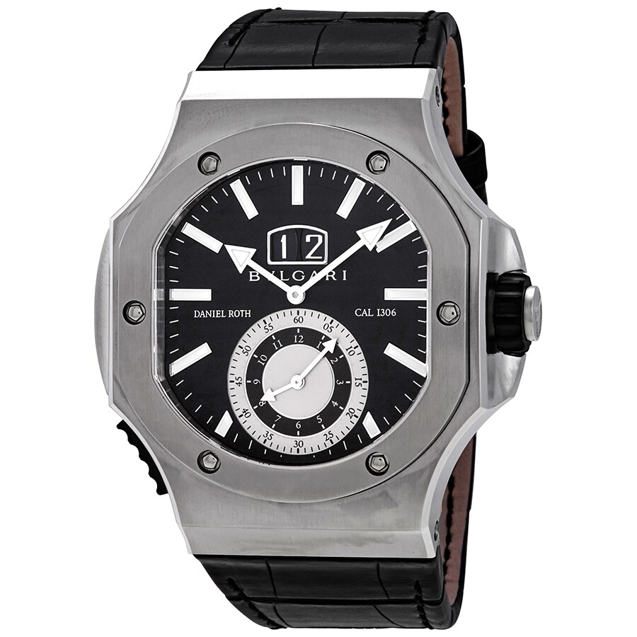 Bvlgari Endurer Chronograph Automatic Black Dial Men's Watch 101844