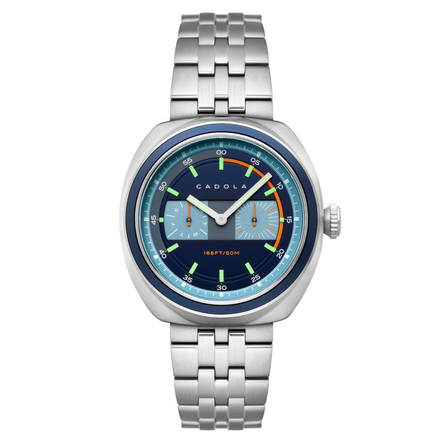 Cadola Giulia GMT Quartz Blue Dial Men's Watch CD-1043-11