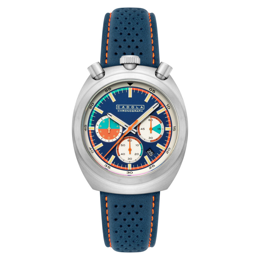 Cadola Testa Di Toro Chronograph Quartz Blue Dial Men's Watch CD-1058-02