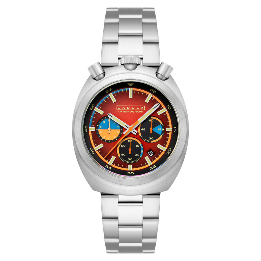 Cadola Testa Di Toro Chronograph Quartz Red Dial Men's Watch CD-1058-22