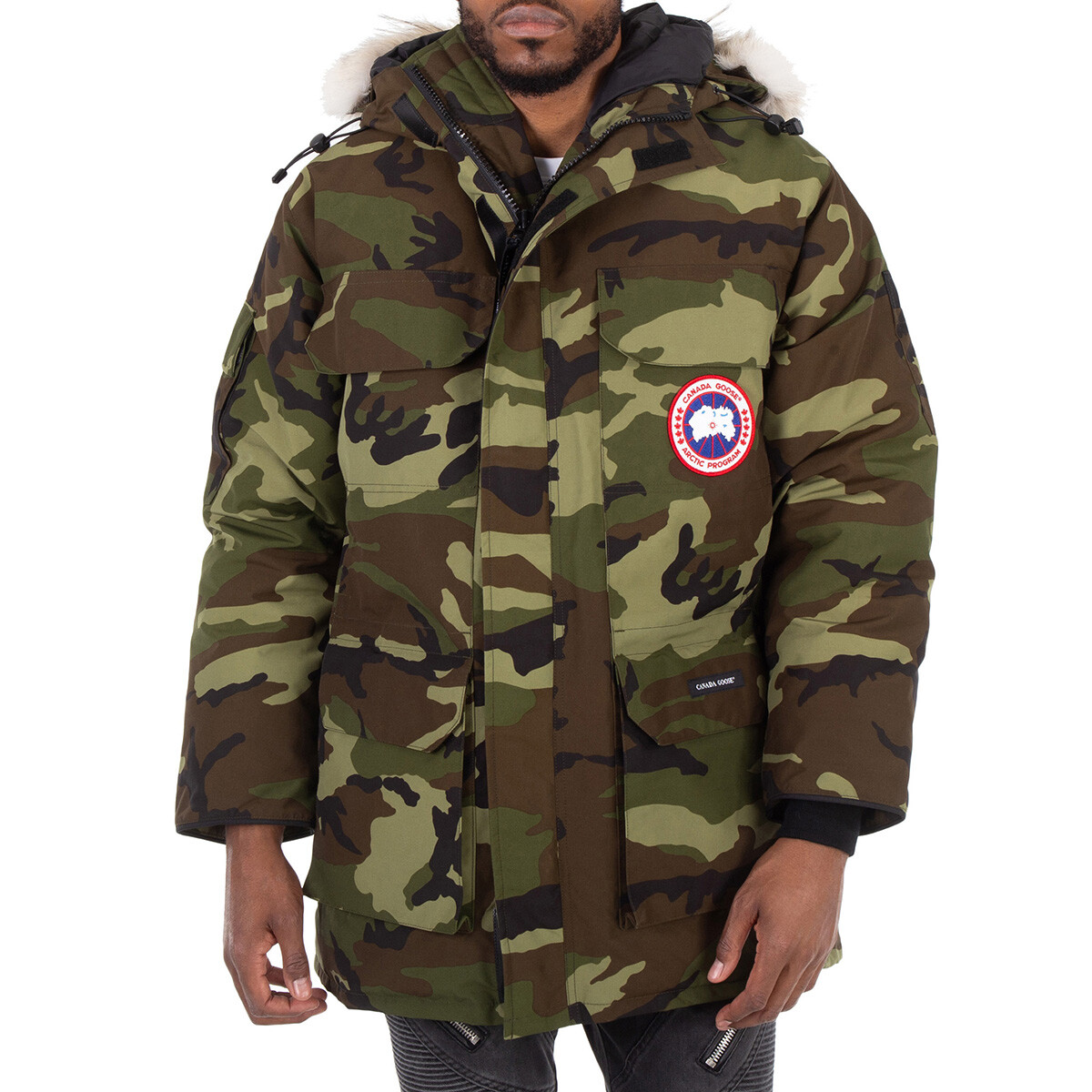 Canada Goose Atlantic Navy Arctic Tech Langford Parka, Size Large