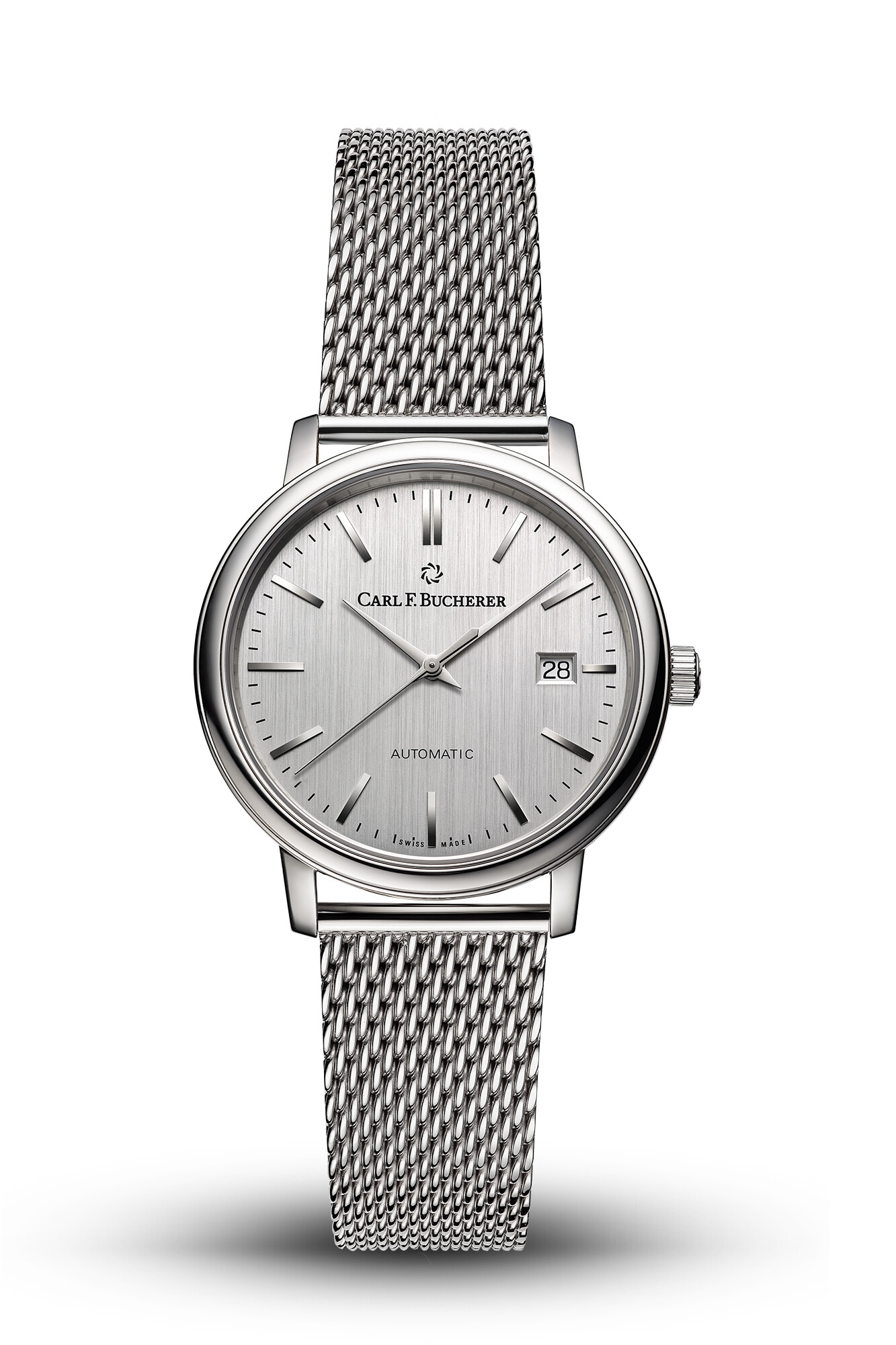 Carl F. Bucherer Adamavi Automatic Silver Dial Ladies Watch 00.10320.08.13.21
