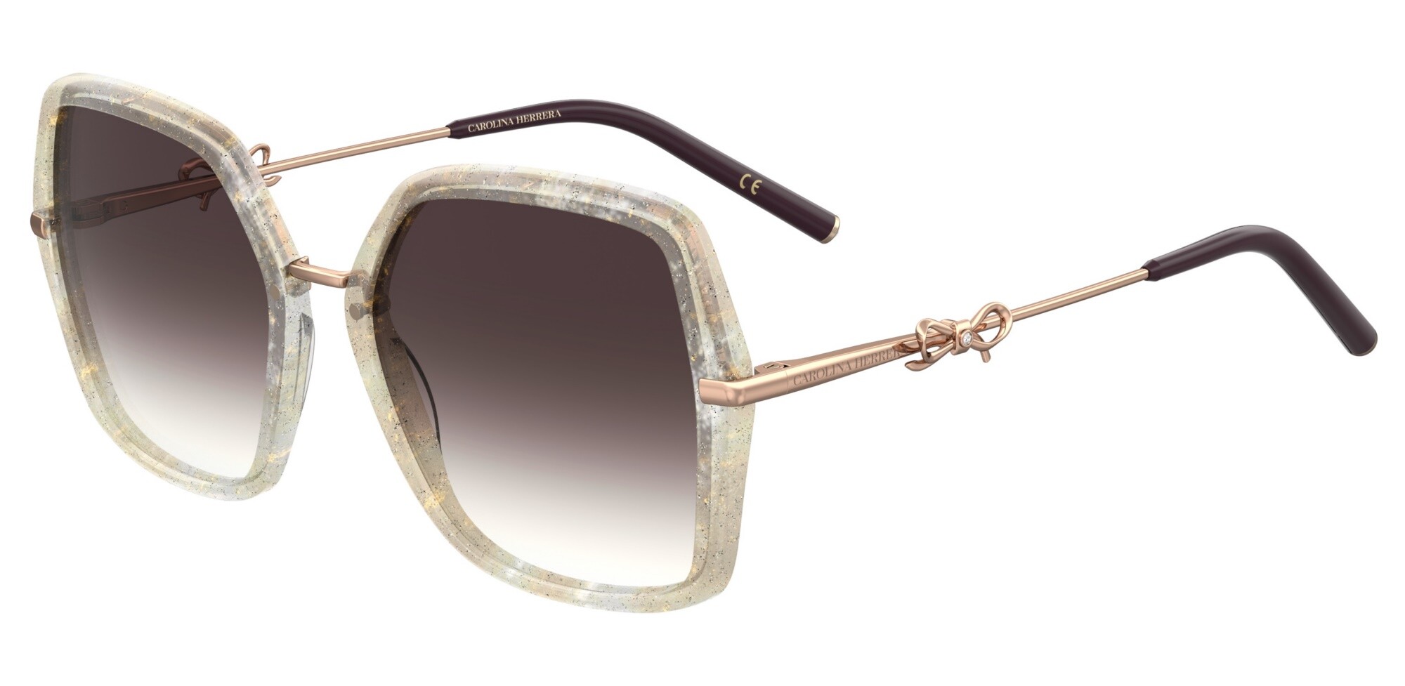 Brand New Carolina Herrera Sunglasses – SHE887 09LK (52/20/140) Carolina Herrera Round Ladies Sunglasses SHE887 09LK 52  main image 2