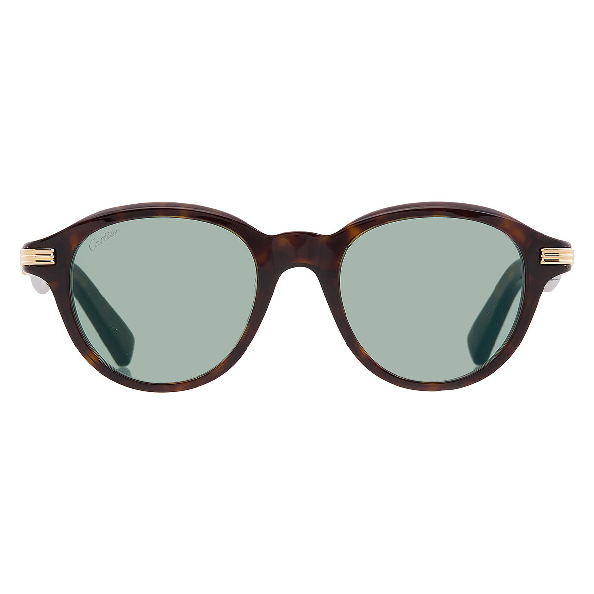 Cartier Santos de Cartier Yellow Rectangular Men's Sunglasses CT0460S ...