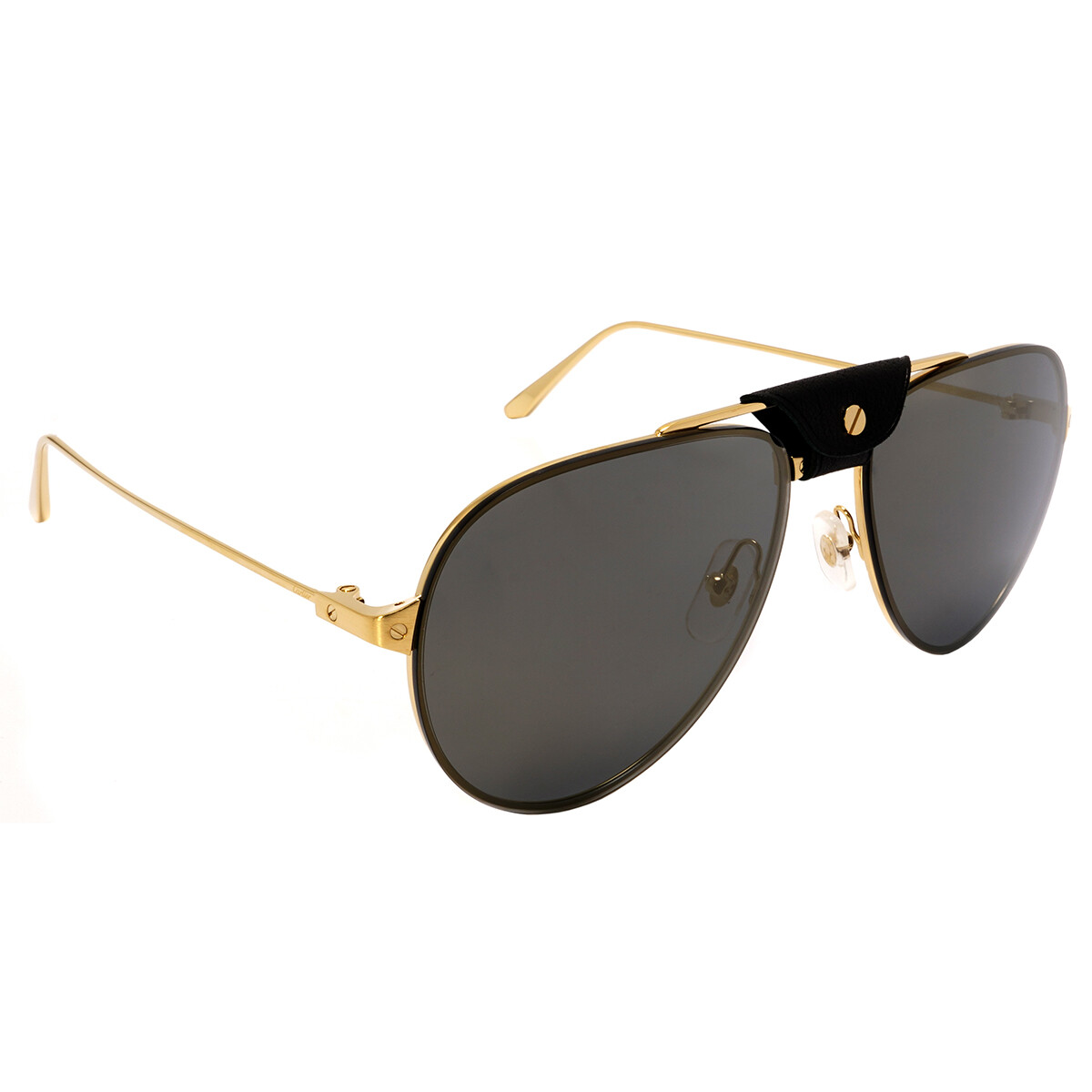 Cartier Grey Pilot Unisex Sunglasses CT0081SA 001 56 7613268394274