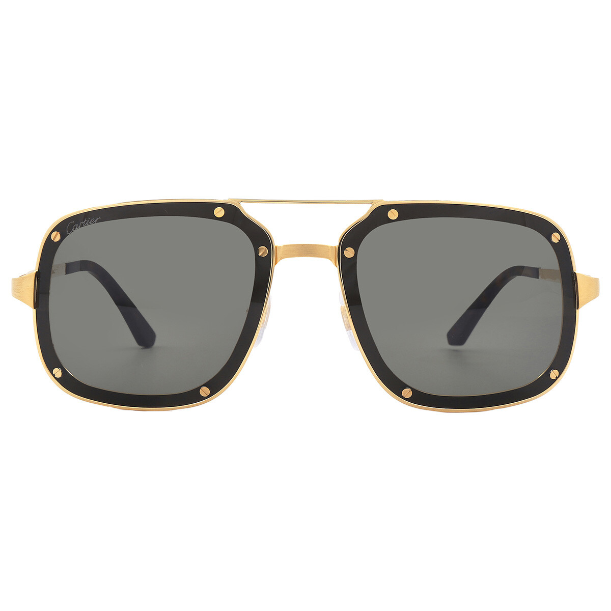 Cartier Santos de Cartier Polarized Grey Navigator Men's