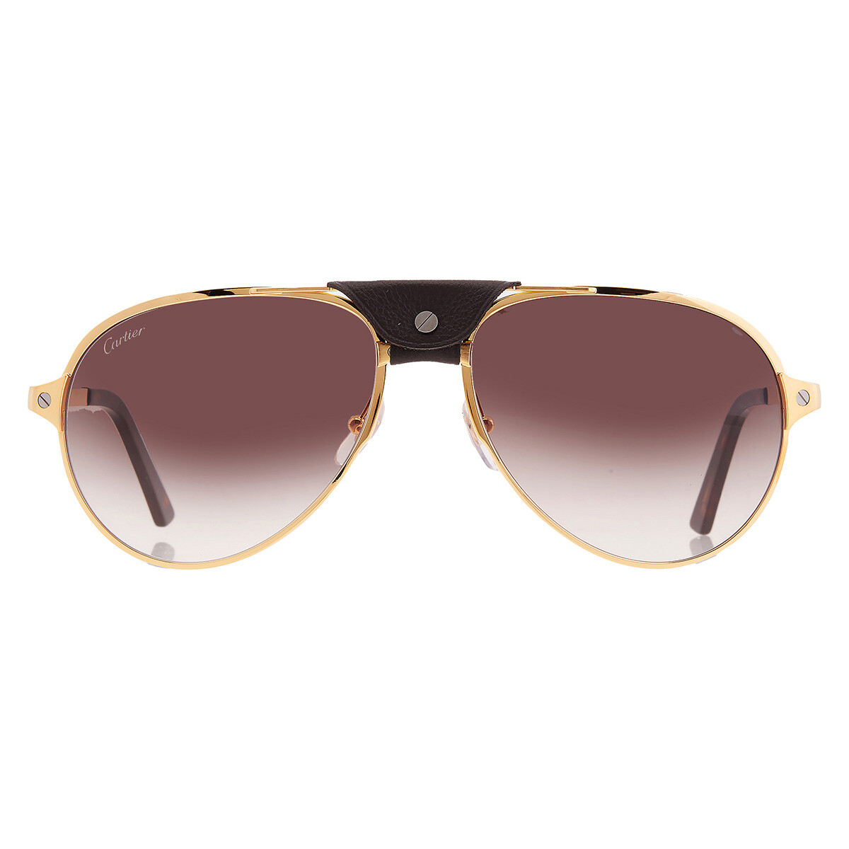 C ドゥ カルティエサングラス CT0014S Cartier Silver Pantos Unisex Sunglasses CT0014S 001 49