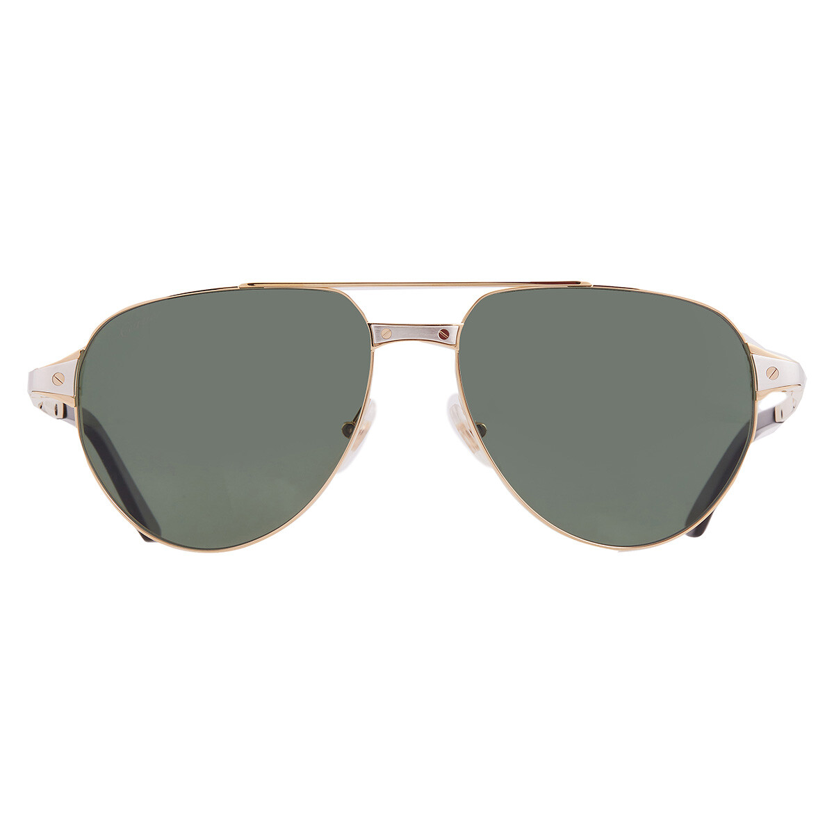 Cartier Grey Pantos Titanium Unisex Sunglasses CT0015S 001 52