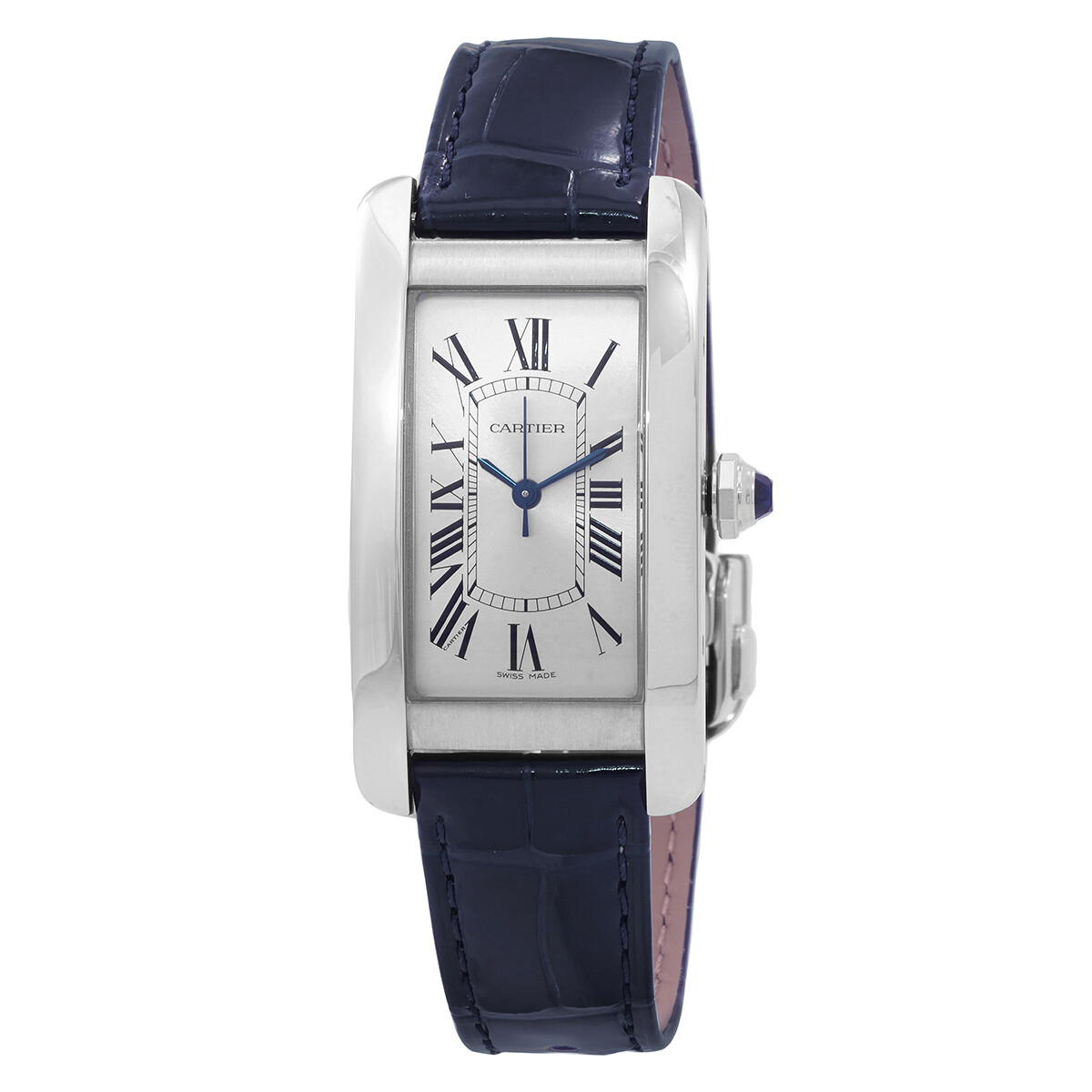 Cartier Tank Automatic Silver Dial Men's Watch WSTA0044