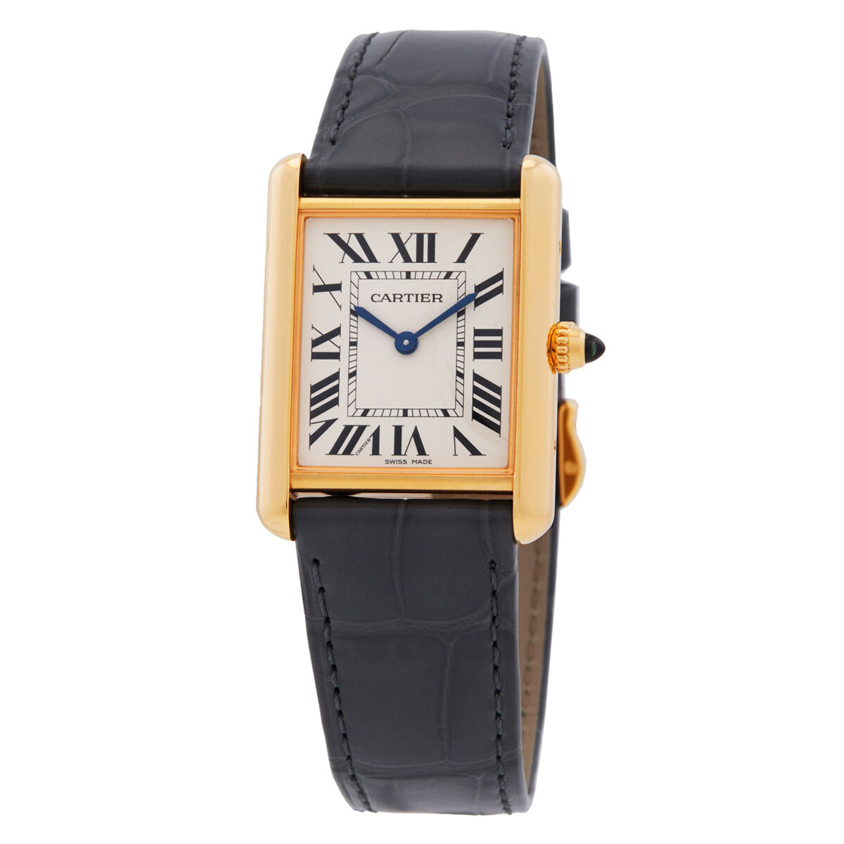 Cartier Tank Louis Large Model Quartz Silver Dial Unisex Watch WGTA0343