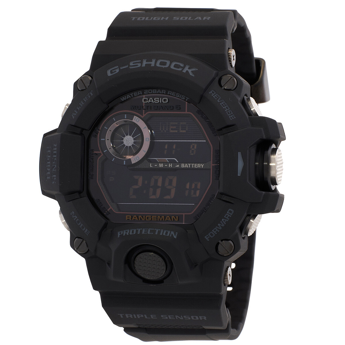 Casio G-Shock Black Dial Resin Men's Watch GA110RG-1A 079767969653
