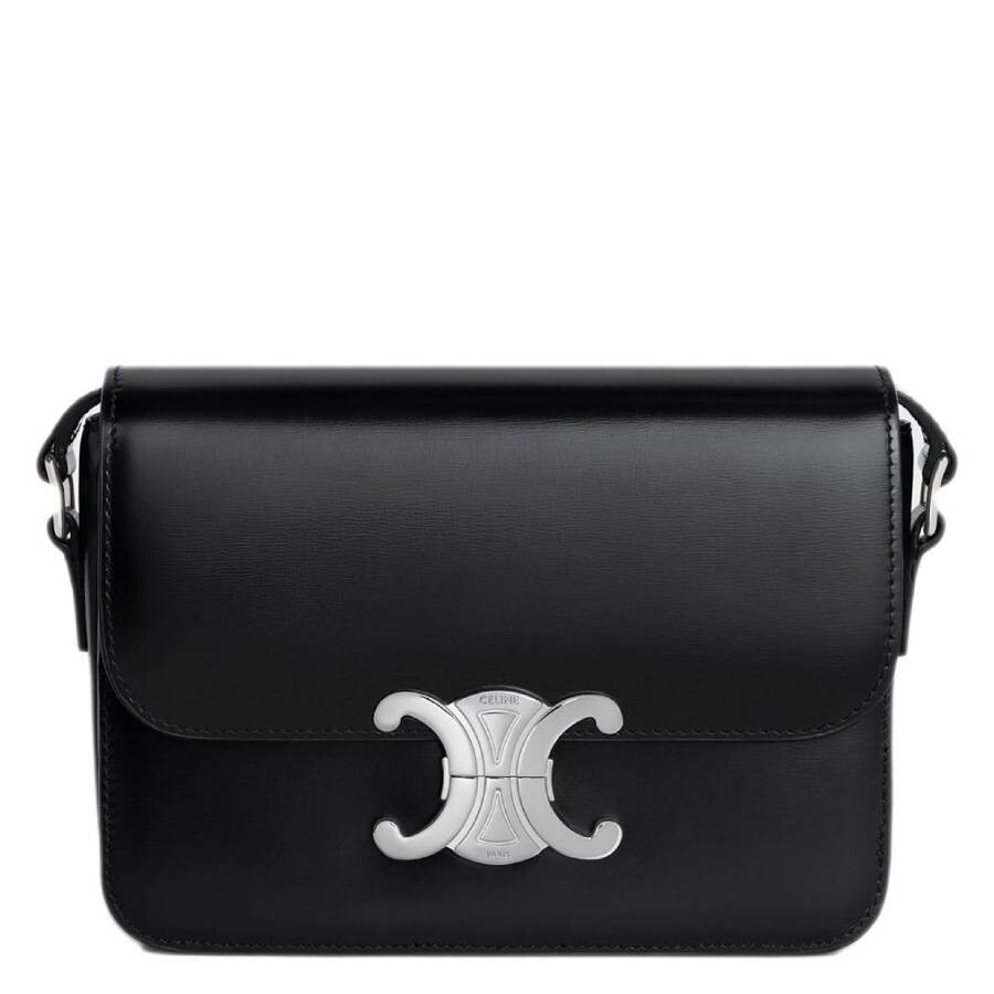 Celine Medium Bucket Louise In Smooth Calfskin- Black