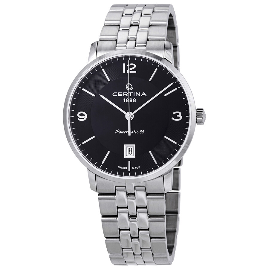 Certina DS Caimano Powermatic 80 Black Dial Men's Watch C035.407.11.057.00