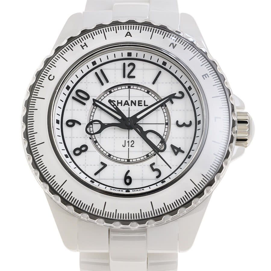 Chanel J12 Quartz White Dial Ladies Watch H9763