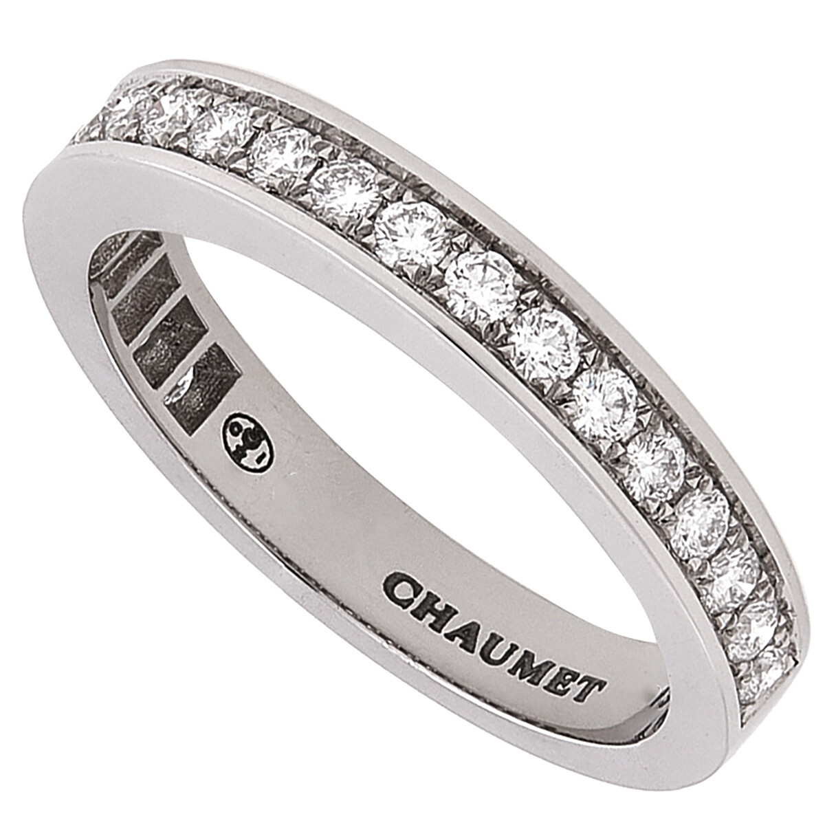 Chaumet 18k Rose Gold Triomphe De Chaumet Wedding Band, Size 48