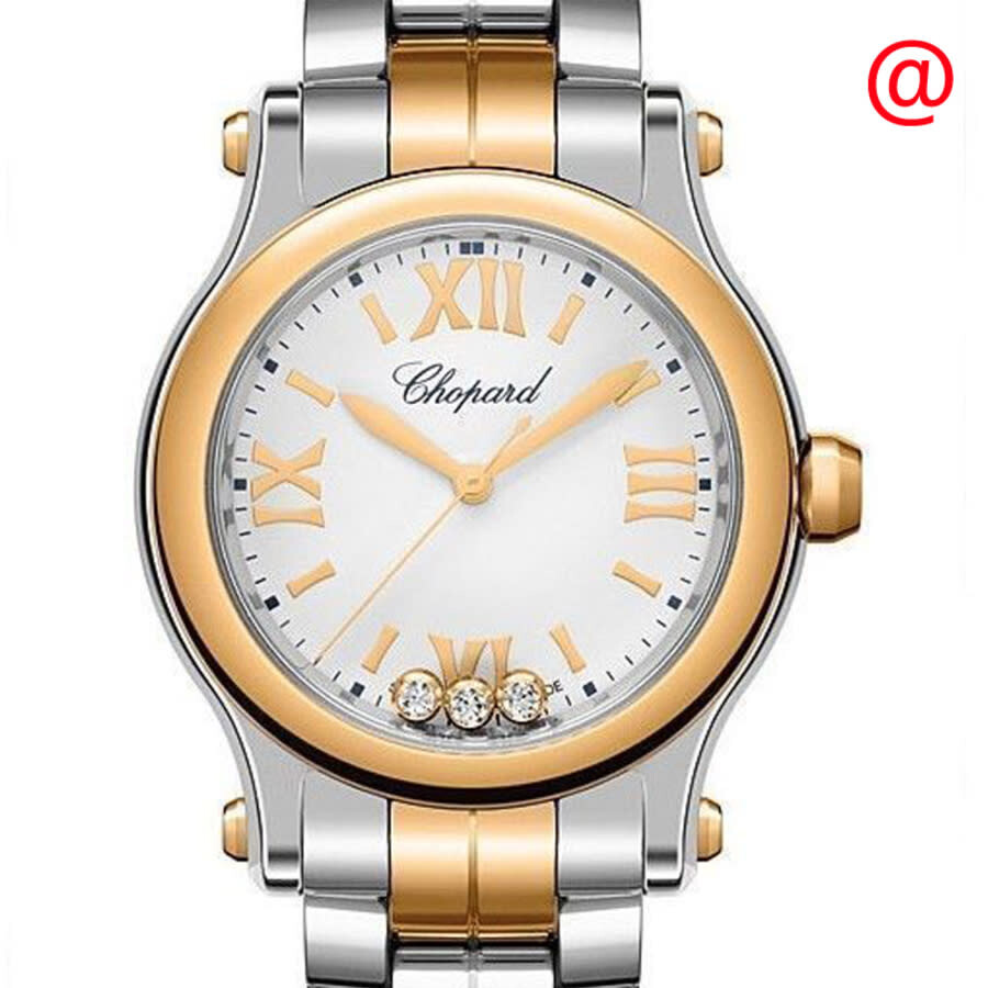 Chopard Happy Sport Quartz Silver Dial Ladies Watch 278590-6002