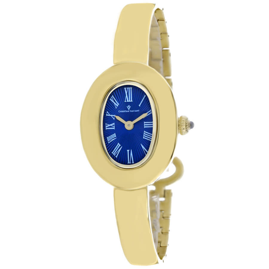 Christian Van Sant Anora Quartz Blue Dial Ladies Watch CV4337