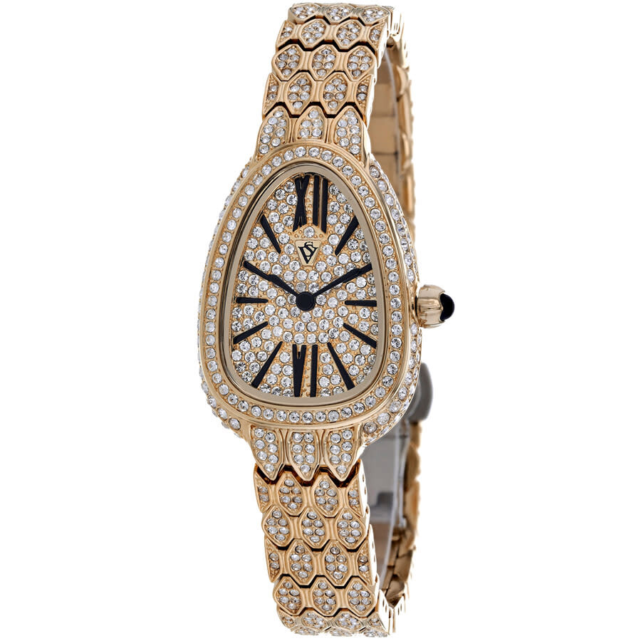Christian Van Sant Bella Quartz Rose Gold Dial Ladies Watch CV4602