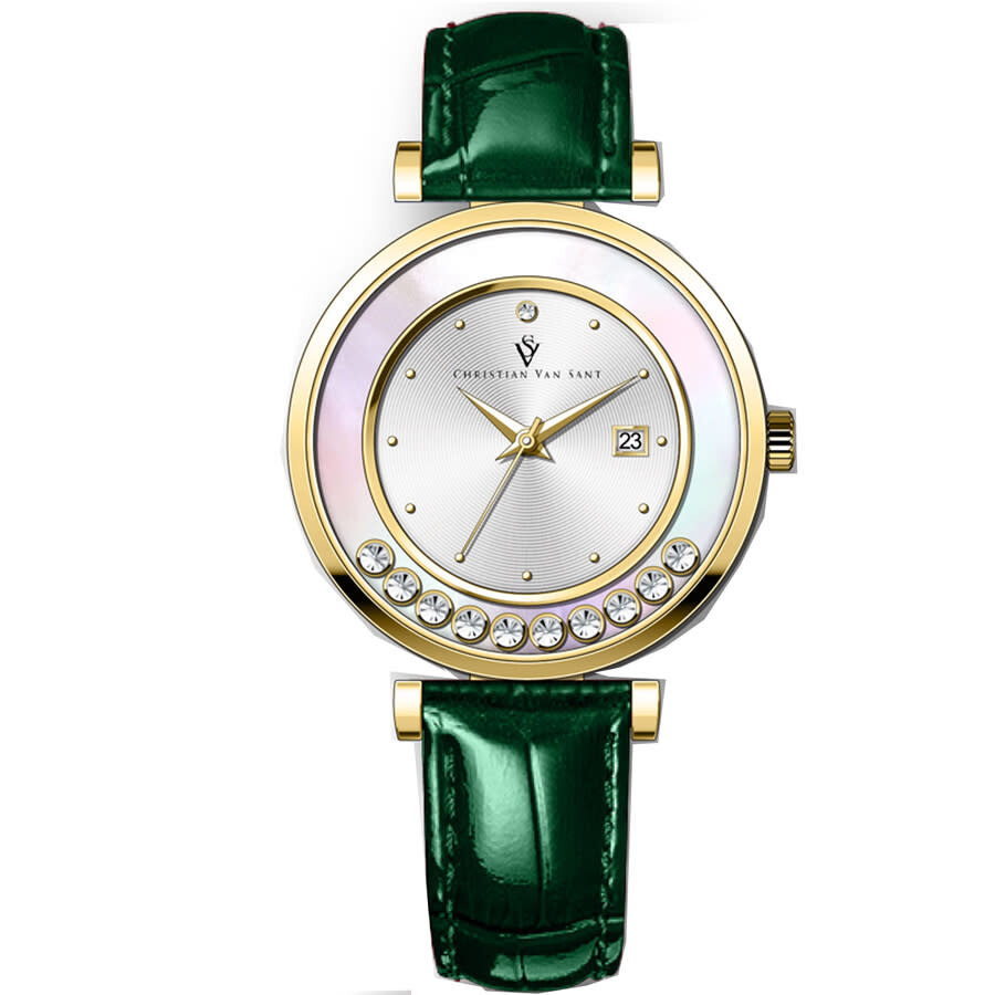 Christian Van Sant Bria Quartz Silver Dial Ladies Watch CV3814