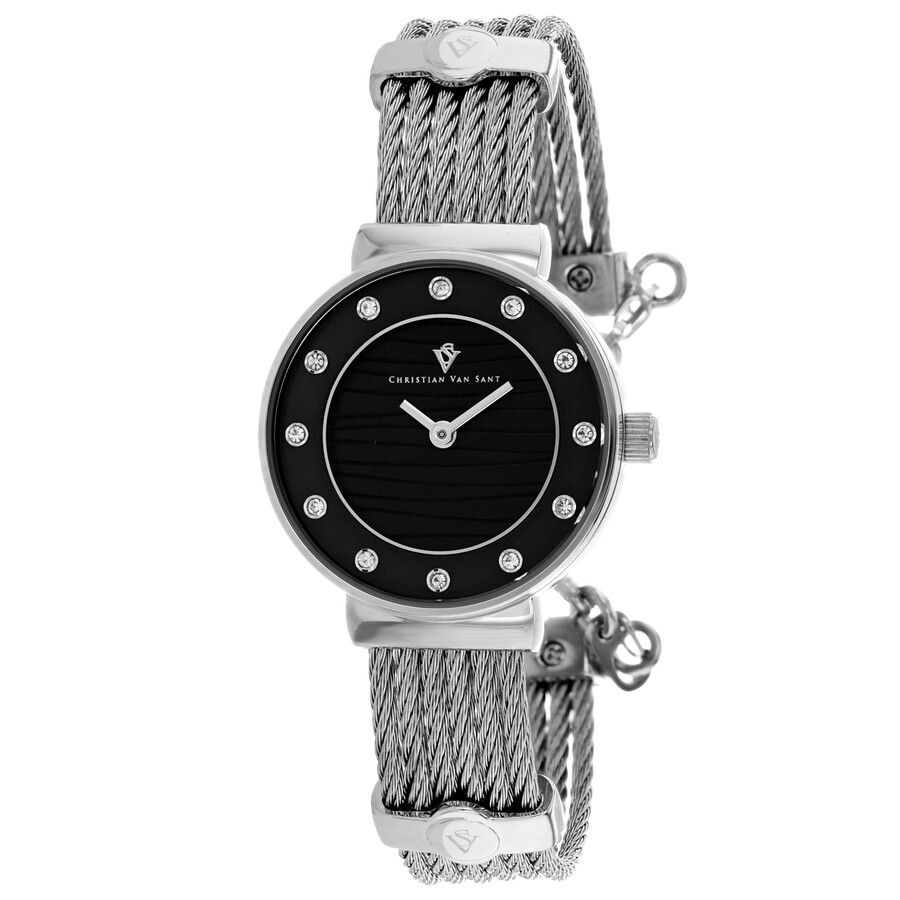 Christian Van Sant Cavo Black Dial Ladies Watch CV1291