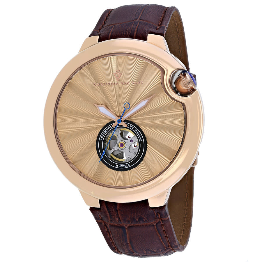 Christian Van Sant Cyclone Automatic Black Dial Men's Watch CV0148