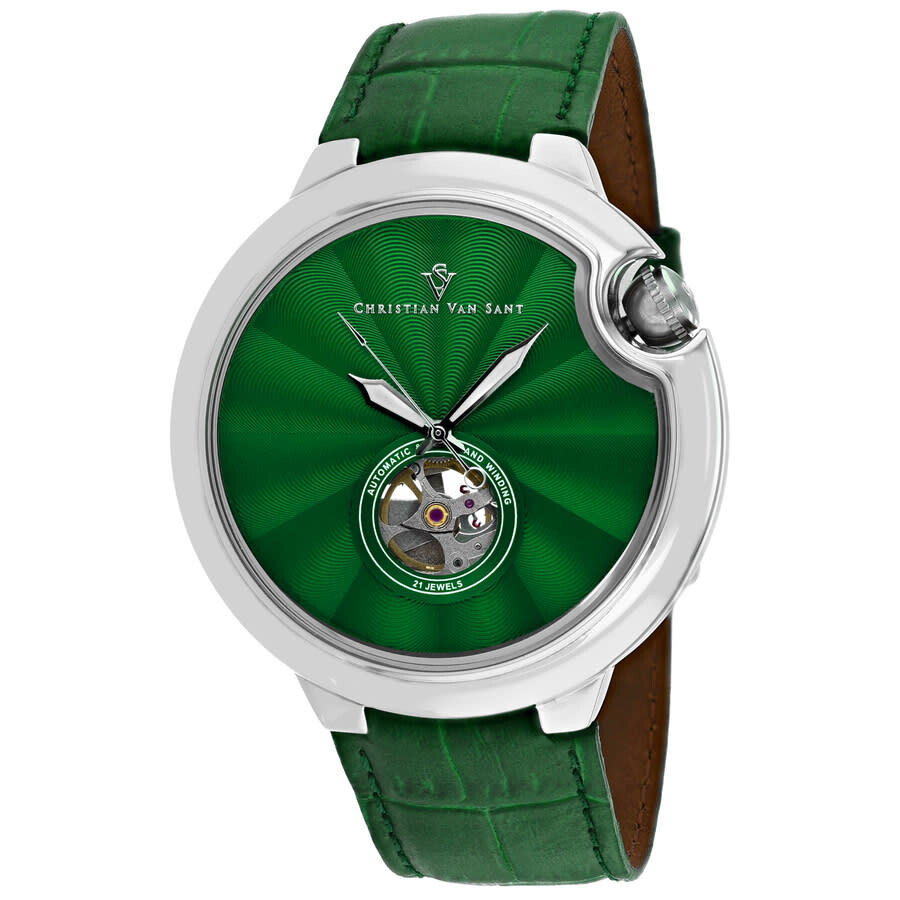 Christian Van Sant Cyclone Automatic Black Dial Men's Watch CV0149