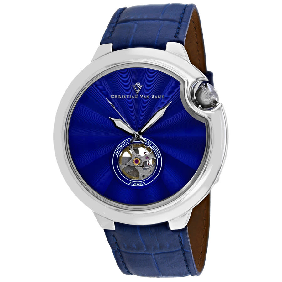 Christian Van Sant Cyclone Automatic Blue Dial Men's Watch CV0140