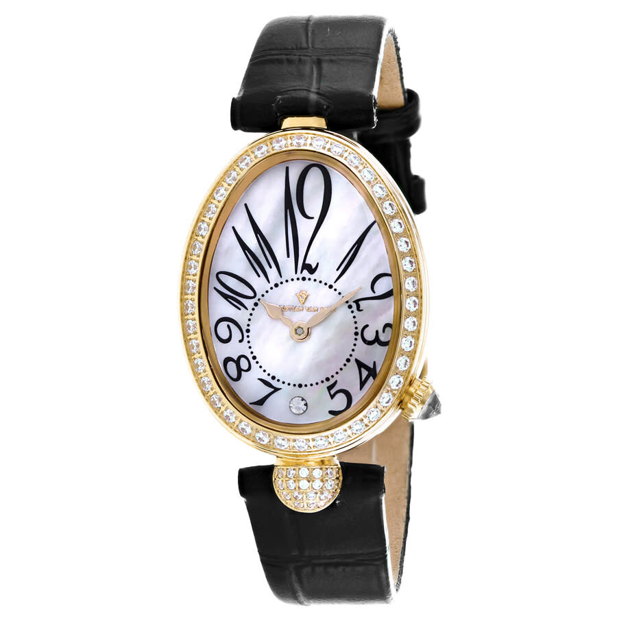 Christian Van Sant Florentine Quartz White Dial Ladies Watch CV4293