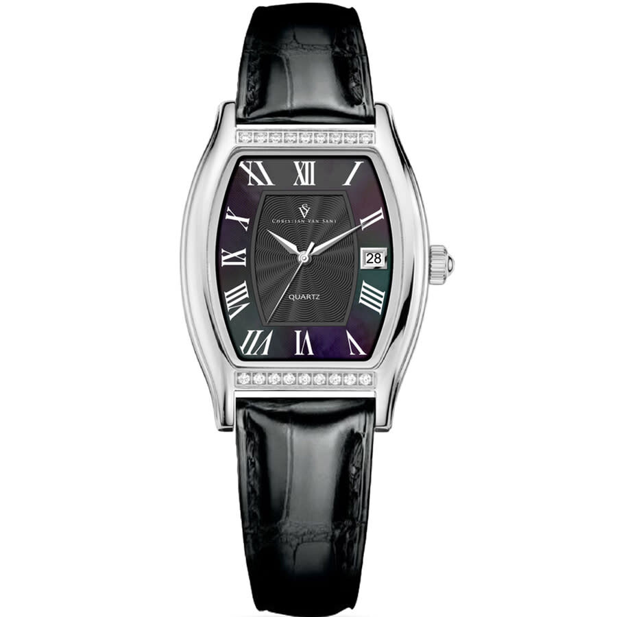 Christian Van Sant Gemma Quartz Black Dial Ladies Watch CV2440