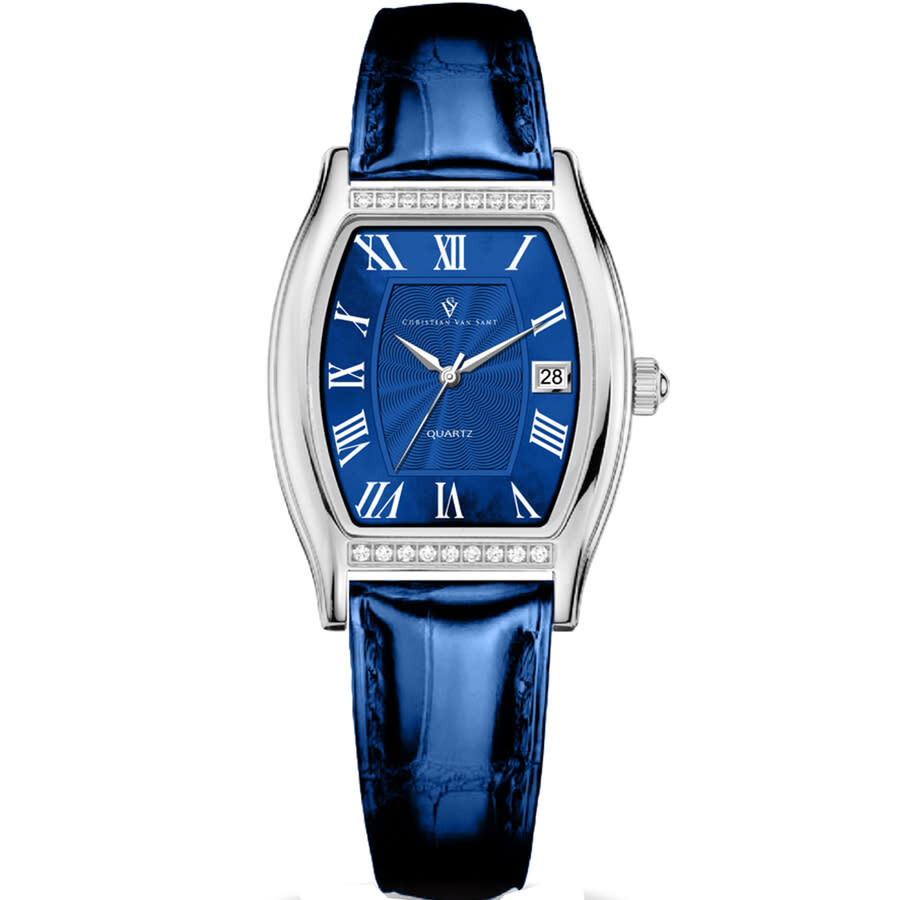 Christian Van Sant Gemma Quartz Blue Dial Ladies Watch CV2441