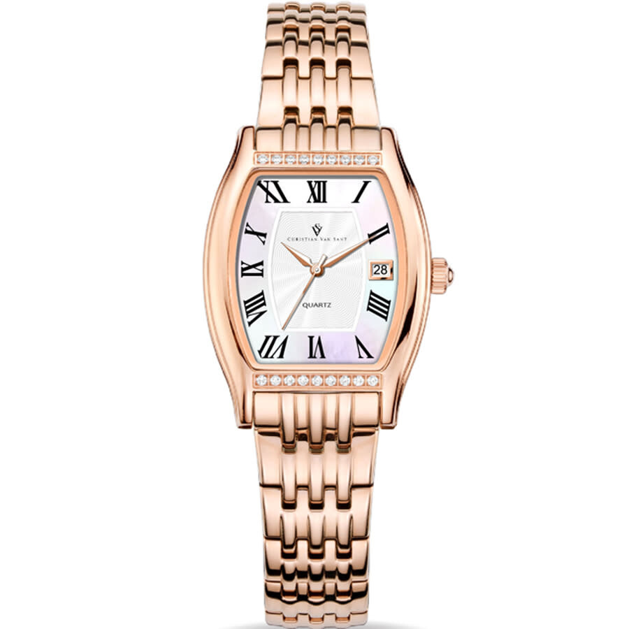 Christian Van Sant Gemma Quartz White Dial Ladies Watch CV2452