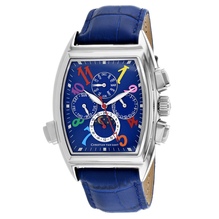 Christian Van Sant Grandeur Automatic Blue Dial Men's Watch CV2132