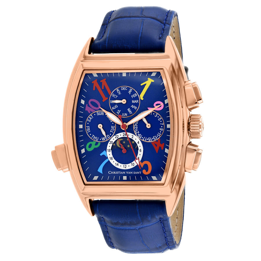 Christian Van Sant Grandeur Automatic Blue Dial Men's Watch CV2138