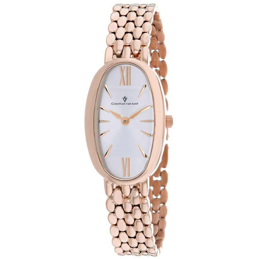 Christian Van Sant Lucia Quartz Silver Dial Ladies Watch CV1815