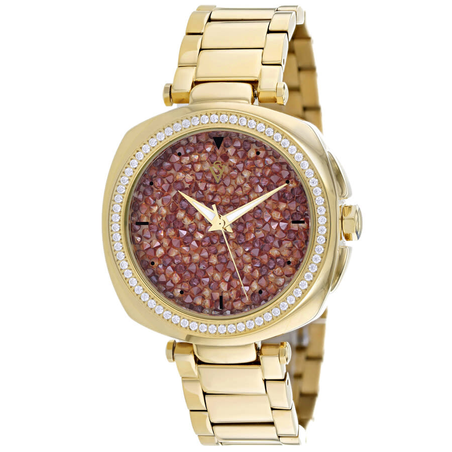 Christian Van Sant Mirabella Quartz Orange Dial Ladies Watch CV0494