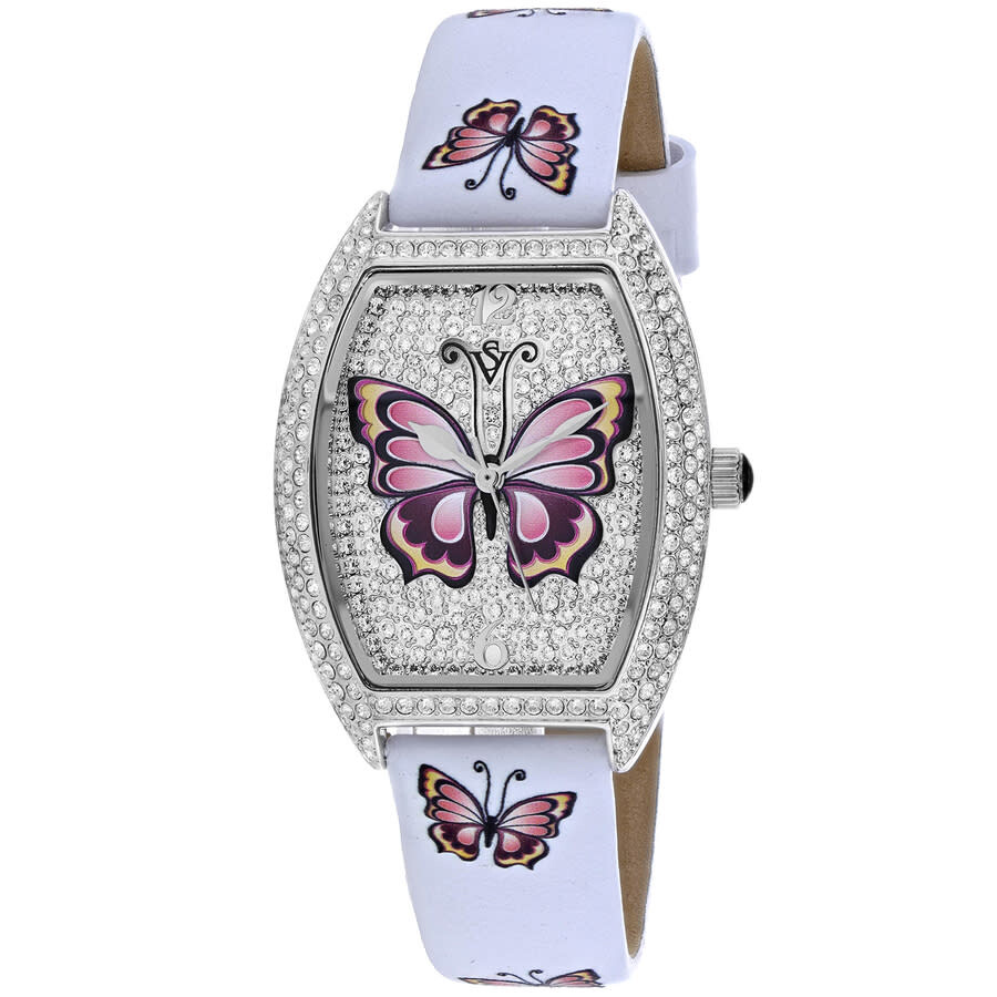 Christian Van Sant Papillon Quartz Silver Dial Ladies Watch CV4871