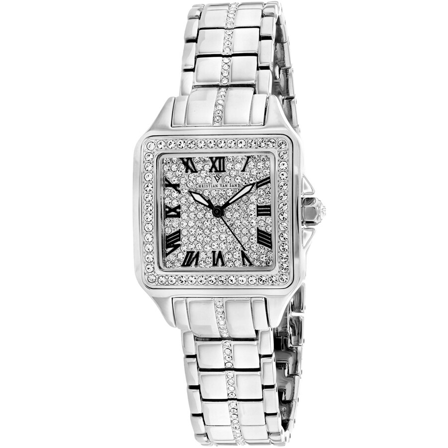 Christian Van Sant Splendeur Quartz Silver Dial Ladies Watch CV4620