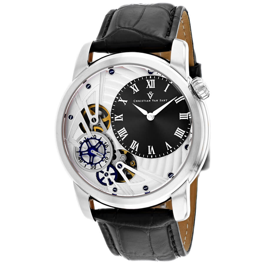 Christian Van Sant Sprocket Auto-Quartz Black Dial Men's Watch CV1541
