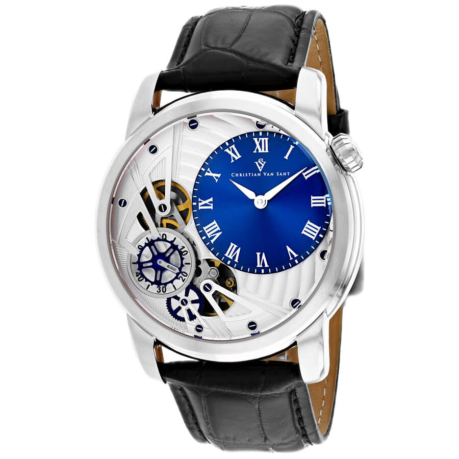 Christian Van Sant Sprocket Auto-Quartz Blue Dial Men's Watch CV1542