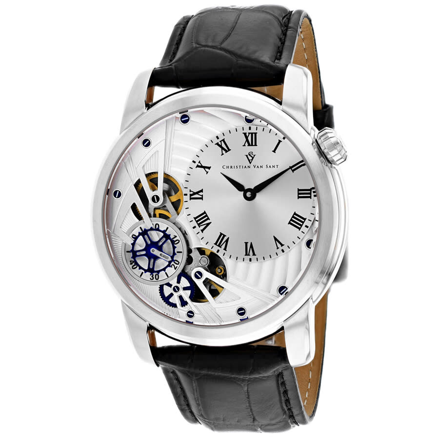 Christian Van Sant Sprocket Auto-Quartz Silver Dial Men's Watch CV1540