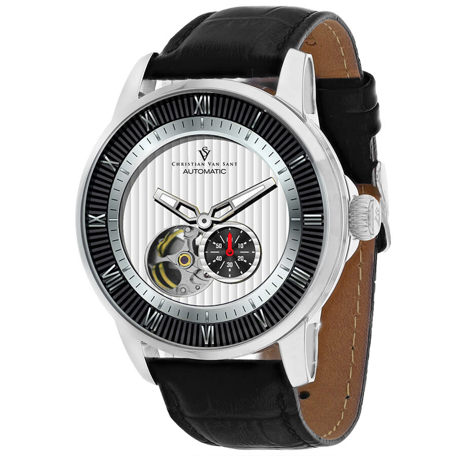 Christian Van Sant Viscay Automatic White Dial Men's Watch CV0550