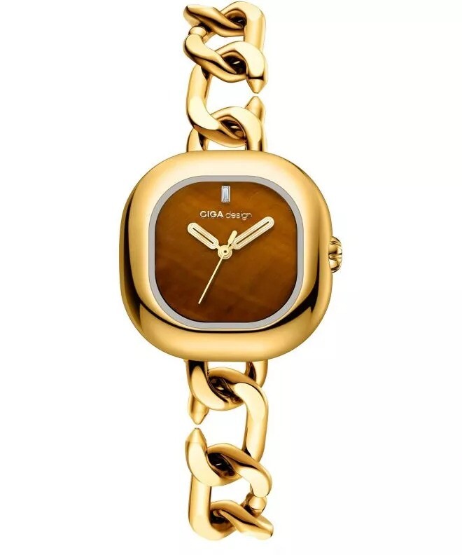 Ciga Design Aglaia Quartz Brown Dial Ladies Watch D026-GOYE-3GO