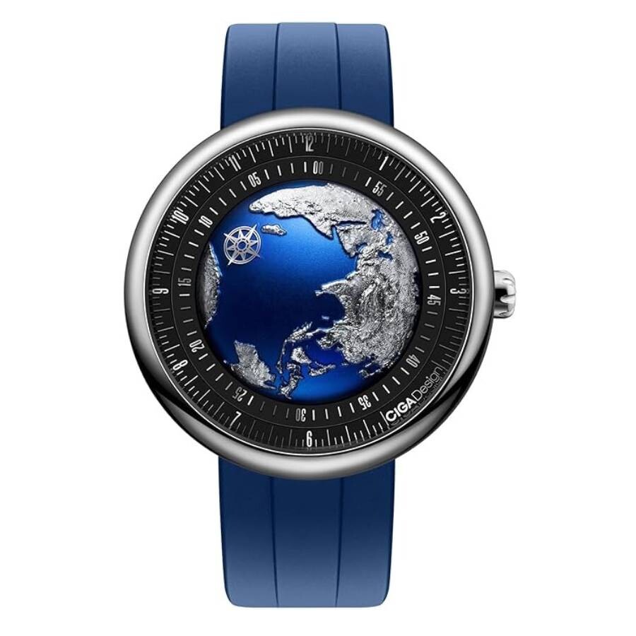 Ciga Design Blue Planet II-43 Automatic Blue Dial Men's Watch U038-SU01-6U