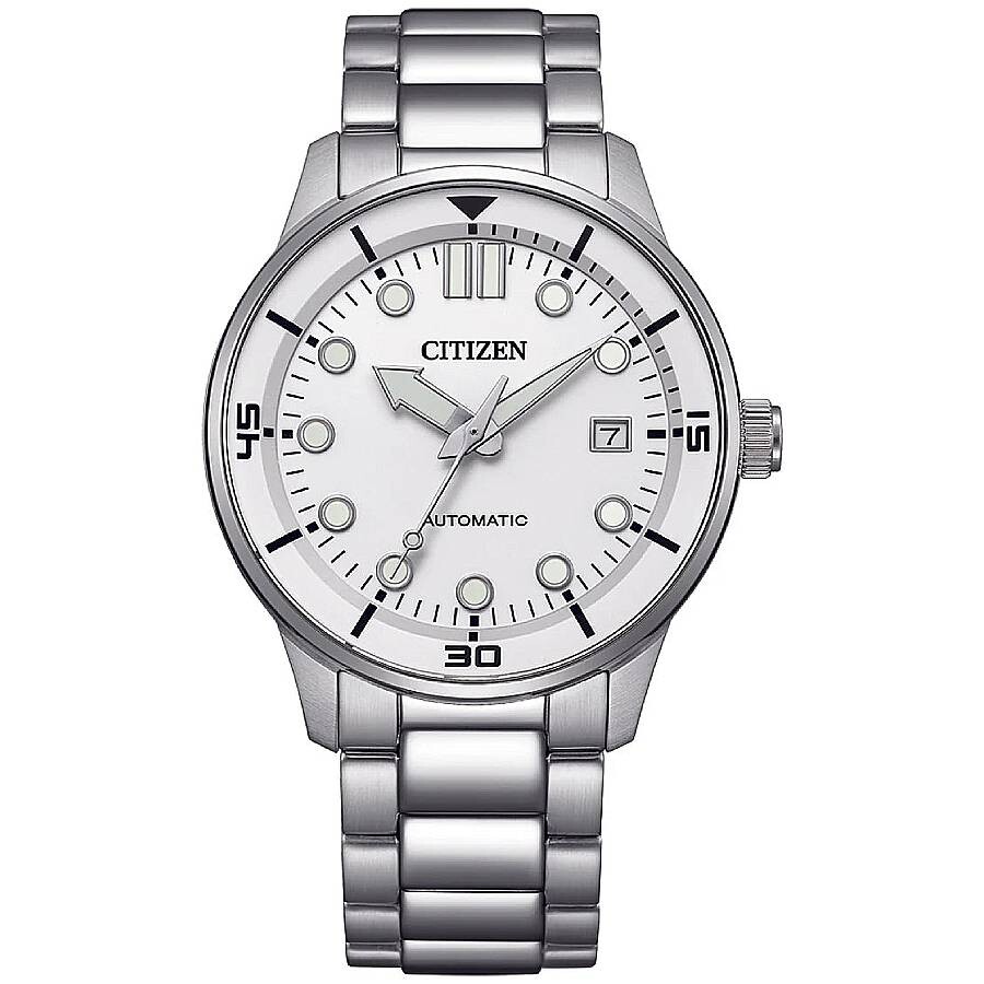 Citizen Automatic White Dial Men's Watch NJ0191-83A